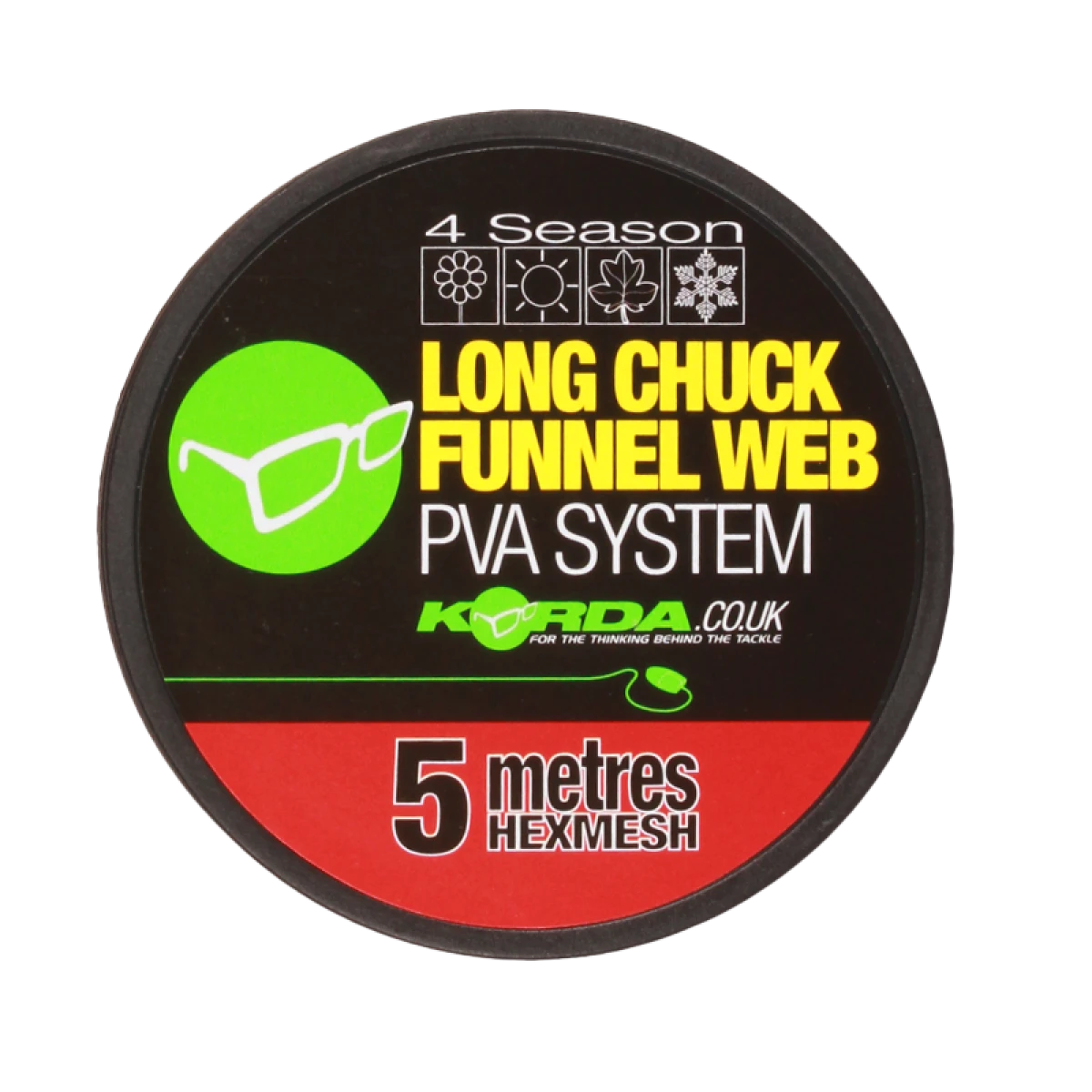 Korda Longchuck Funnel Web 4 Seasons 16mm / 5m Refillversiune 16mm / 5m (hexmesh) - MPN: KLCHR5 - EAN: 5060062112290