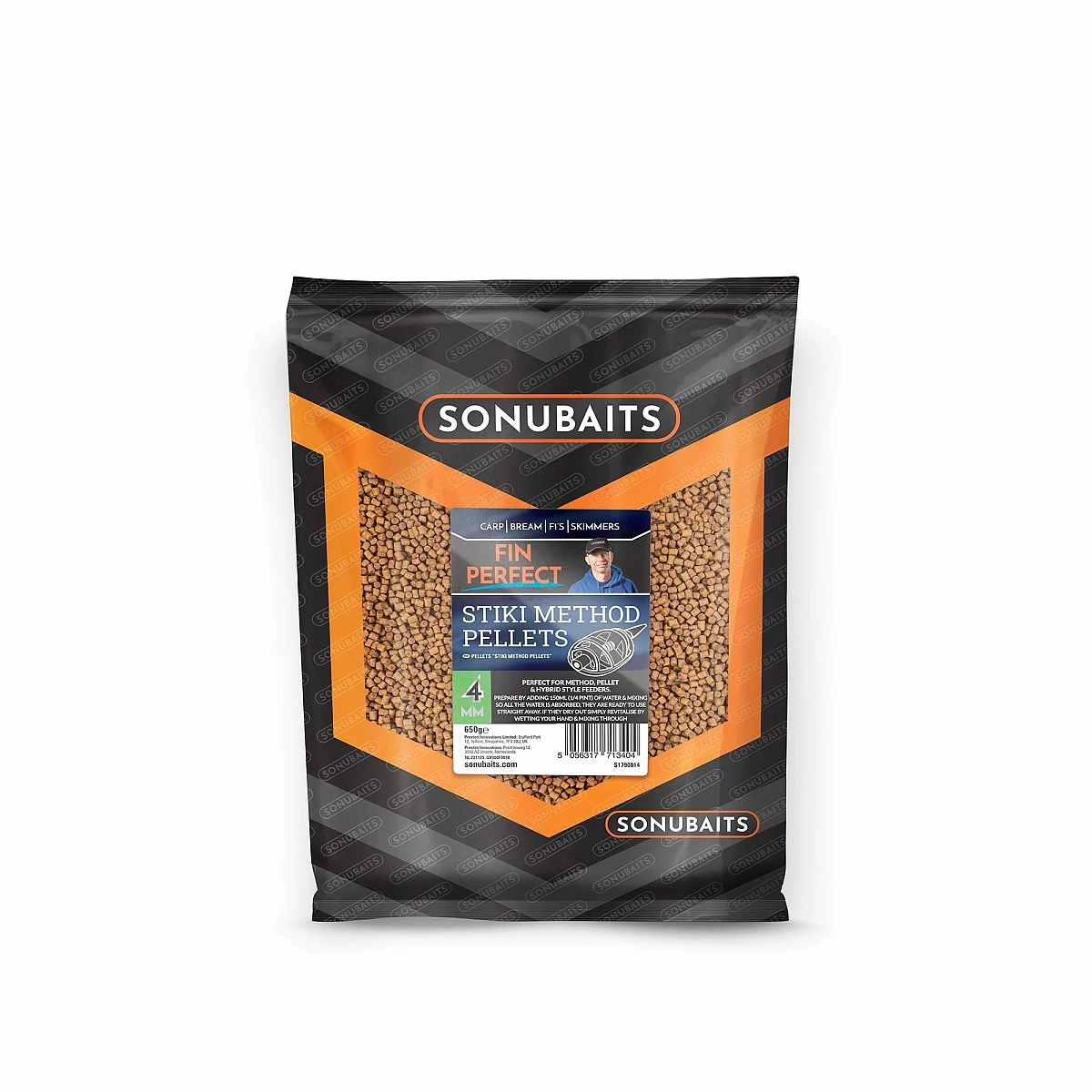Sonubaits Fin Perfect Stiki Method Pellets - DATA DI SCADENZA BREVEconfezione 4mm / 650g - EAN: 200000097998