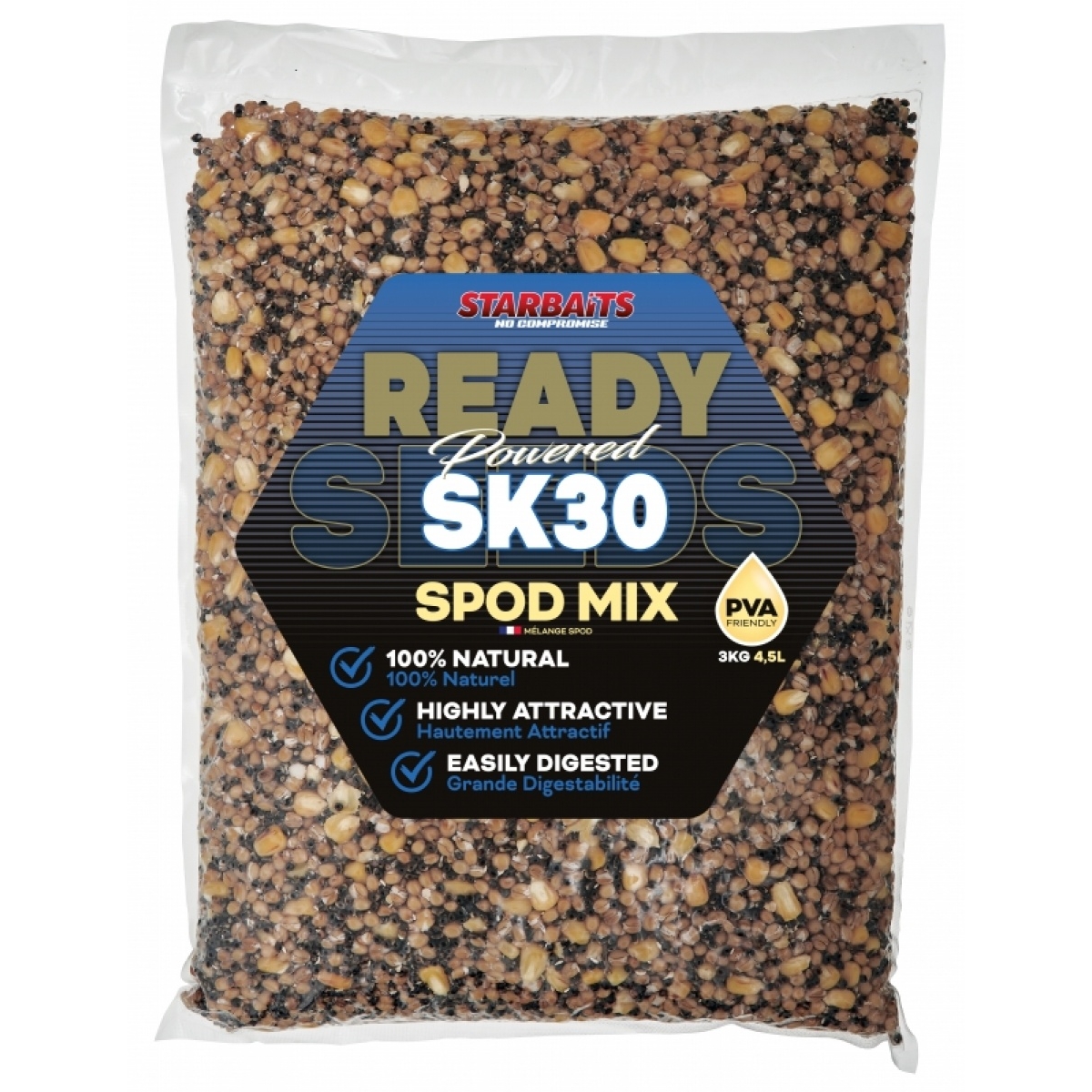 Starbaits Ready Seeds Spod Mix - SK30 - KRÓTKA DATA WAŻNOŚCIopakowanie 3kg - EAN: 200000098063
