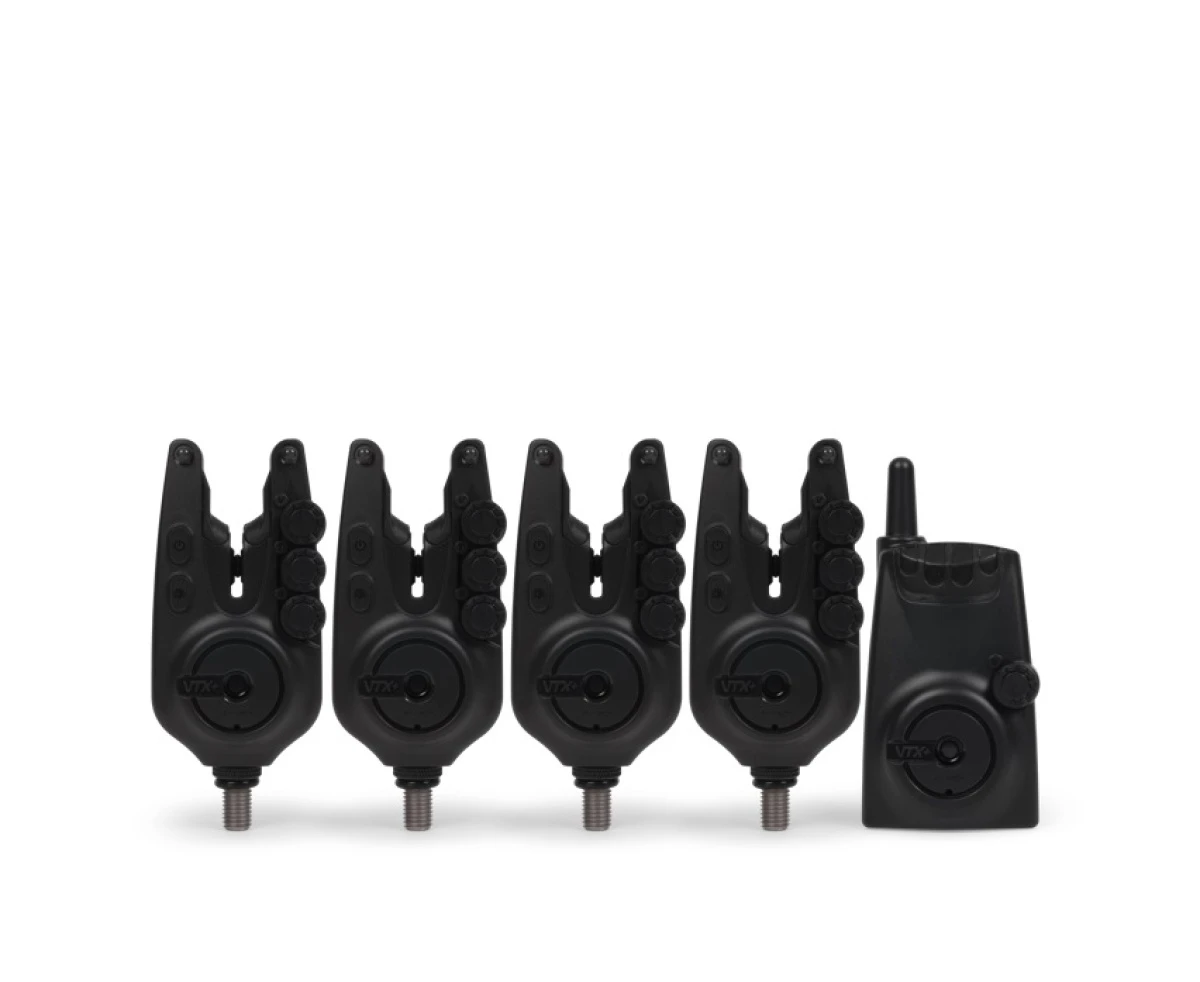 Avid Carp VTX+ Bite Alarm Setmodello 4+1 - MPN: A0500011 - EAN: 5056837205823
