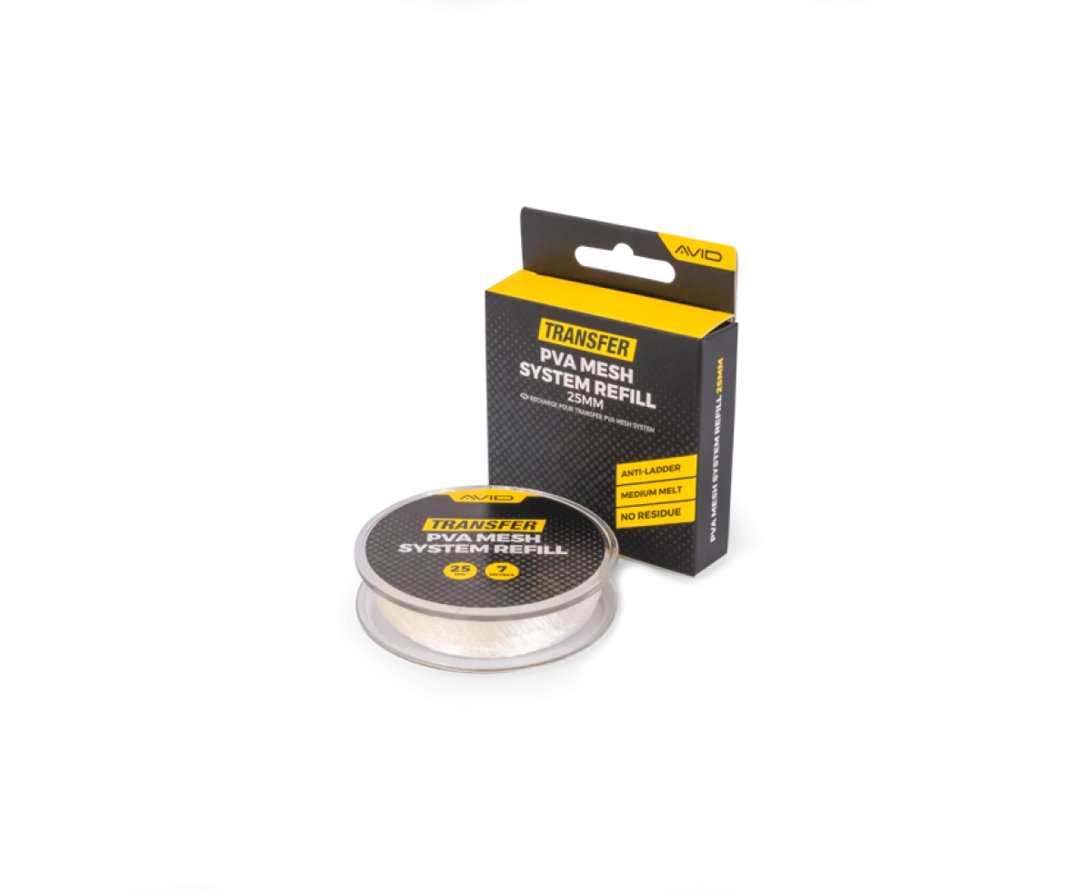 Avid Carp Transfer PVA Mesh System Refill 25mm / 7mambalaj 25mm / 7m - MPN: A0640092 - EAN: 5056837200996