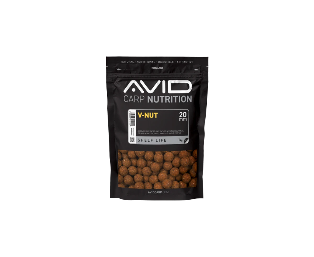 Avid Carp V-Nut Boiliesmărimea 20mm / 1kg - MPN: A0650042 - EAN: 5056837210155