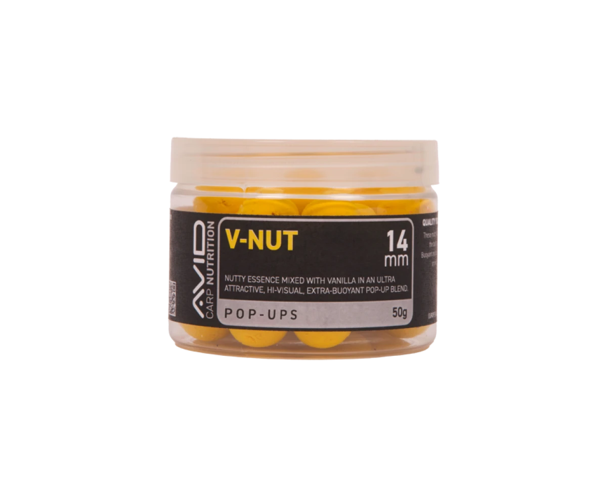 Avid Carp V-Nut Pop-Up Yellowmărimea 14mm - MPN: A0650076 - EAN: 5056837210834