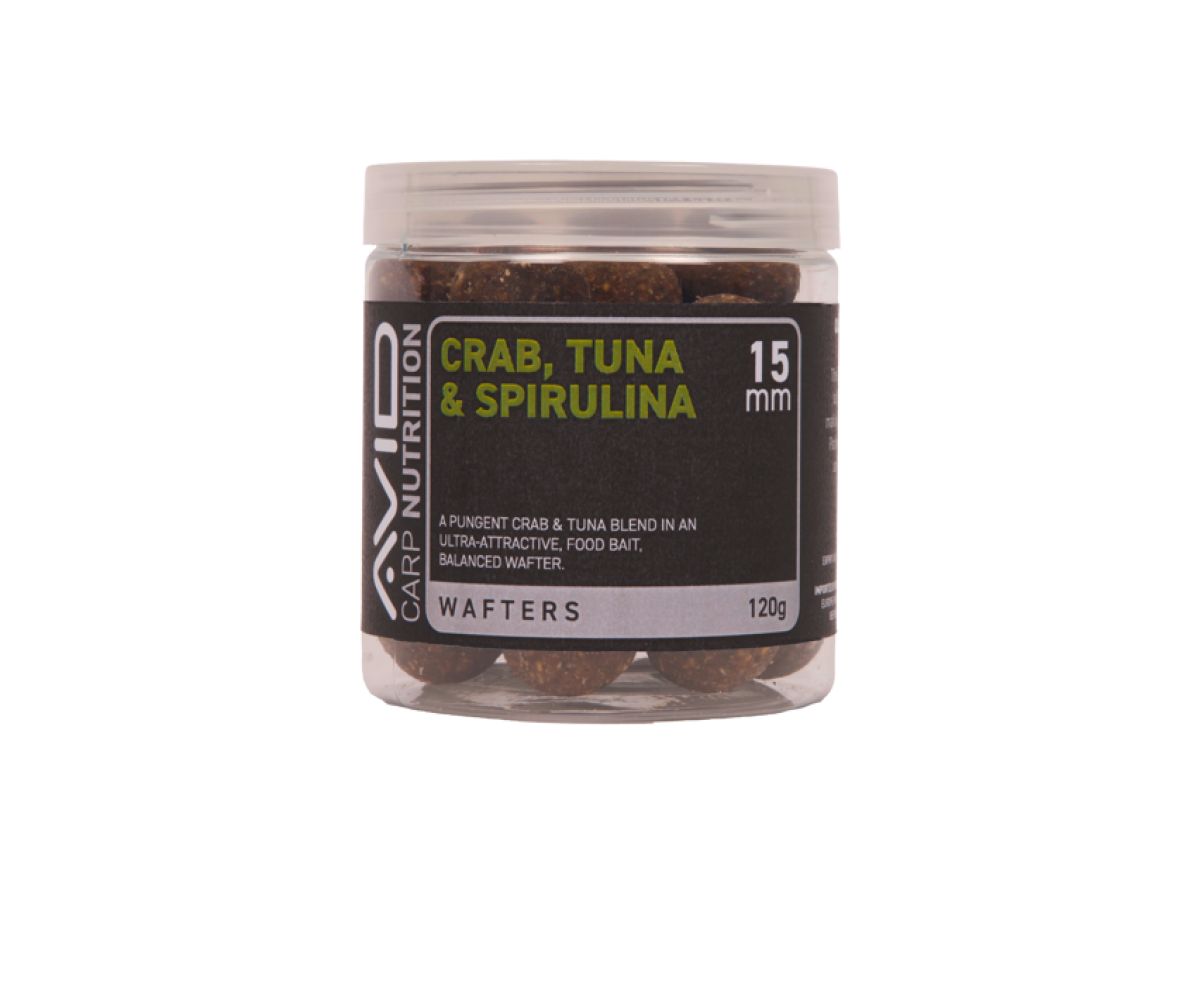 Avid Carp Crab, Tuna & Spirulina WafterGröße 15mm - MPN: A0650085 - EAN: 5056837211015