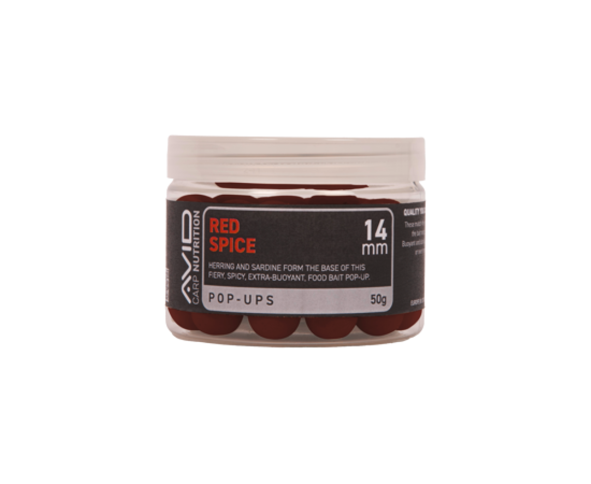 Avid Carp Red Spice Pop-Uptamaño 14mm - MPN: A0650074 - EAN: 5056837210797
