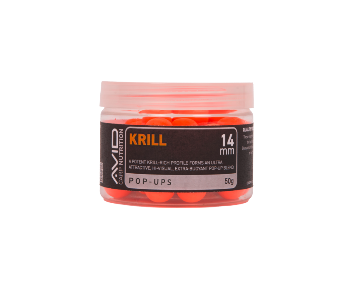 Avid Carp Krill Pop-Up Orangetamaño 14mm - MPN: A0650079 - EAN: 5056837210896