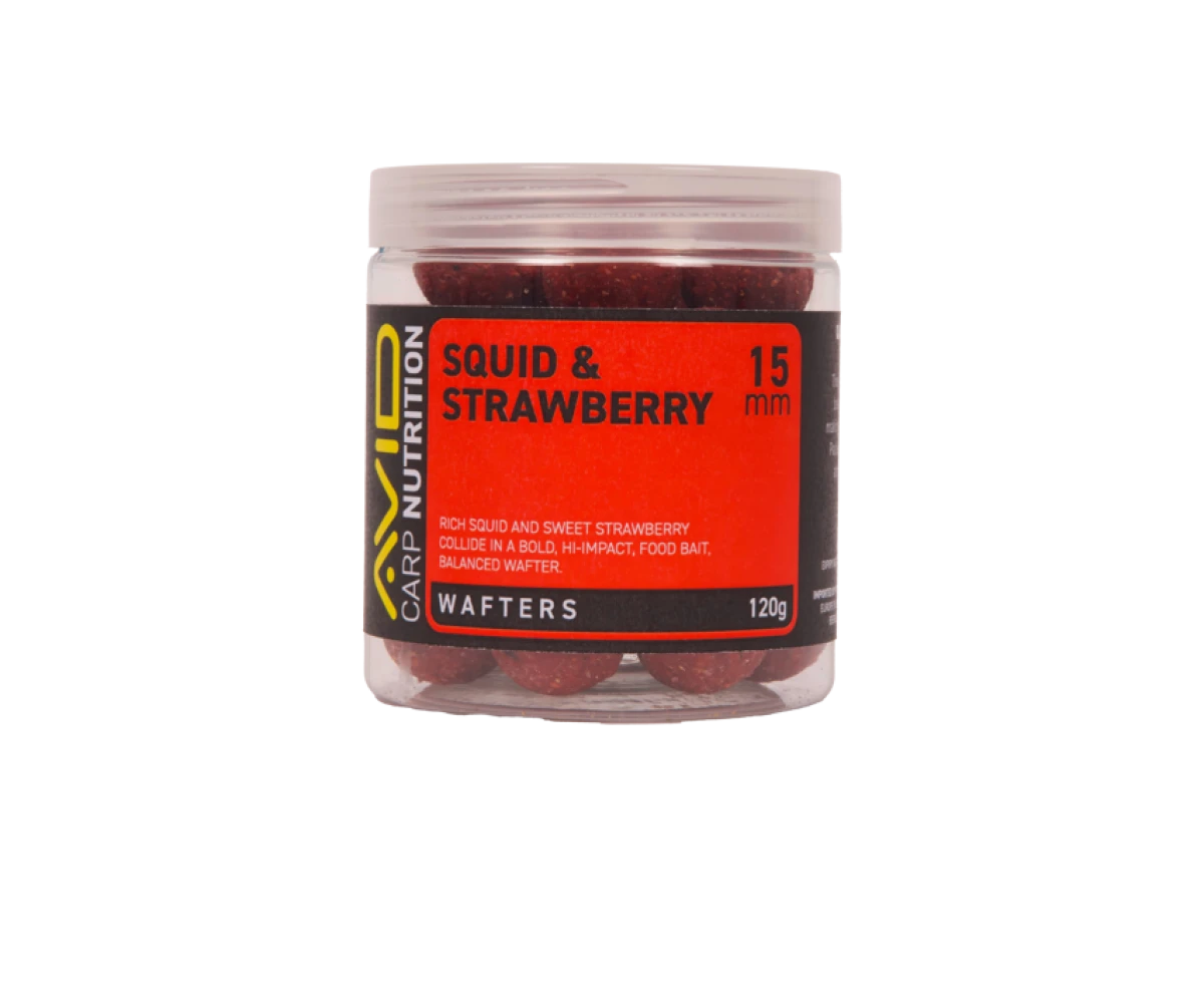 Avid Carp Squid & Strawberry Waftermărimea 15mm - MPN: A0650096 - EAN: 5056837211237