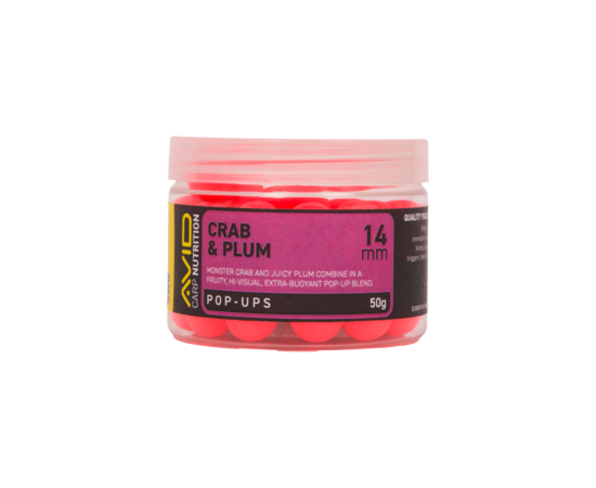 Avid Carp Crab & Plum Pop-Up Pinktamaño 14mm - MPN: A0650089 - EAN: 5056837211091