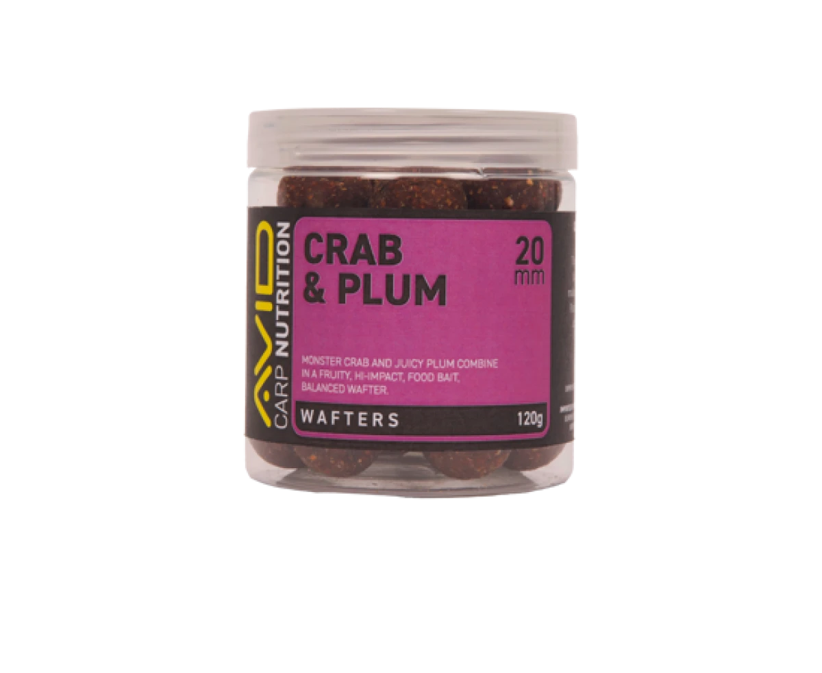 Avid Carp Crab & Plum Wafter mărimea 20mm - MPN: A0650093 - EAN: 5056837211176