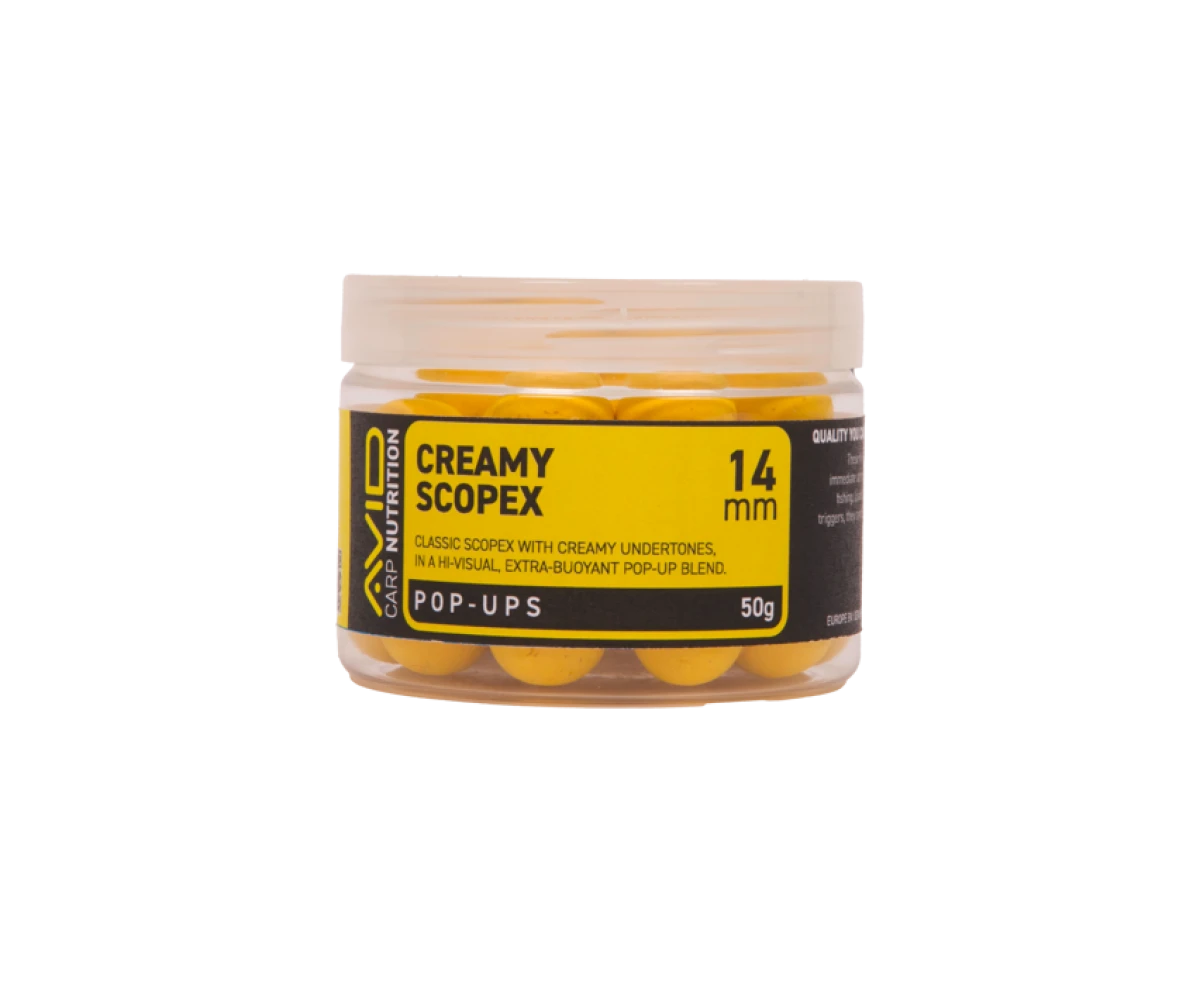 Avid Carp Creamy Scopex Pop-Up Yellowmărimea 14mm - MPN: A0650090 - EAN: 5056837211114