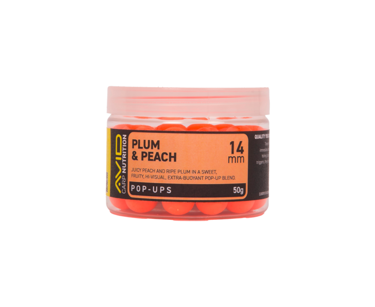 Avid Carp Plum & Peach Pop-Up Orangetamaño 14 mm - MPN: A0650091 - EAN: 5056837211138