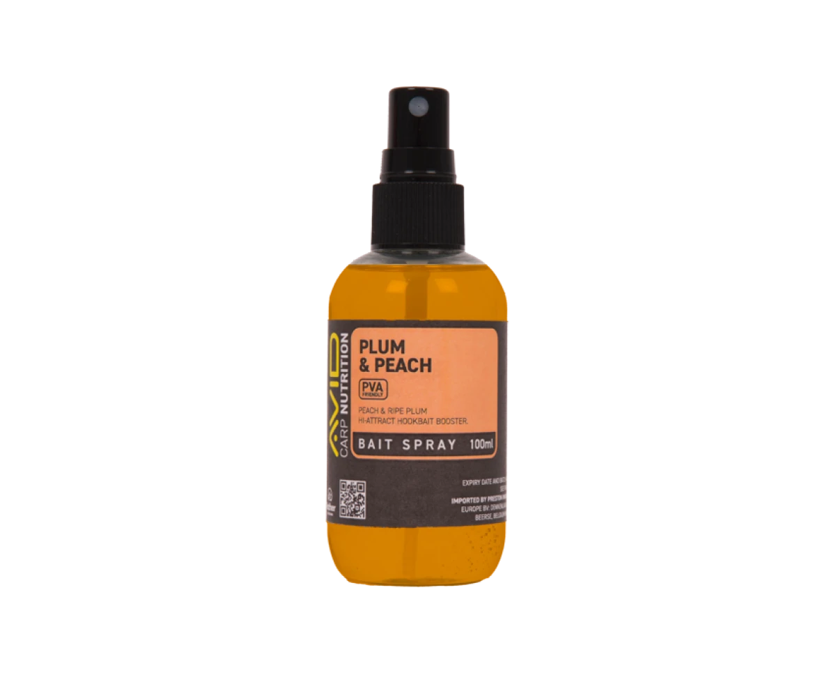 Avid Carp Plum & Peach Bait Sprayambalaj 100ml - MPN: A0650111 - EAN: 5056837211534