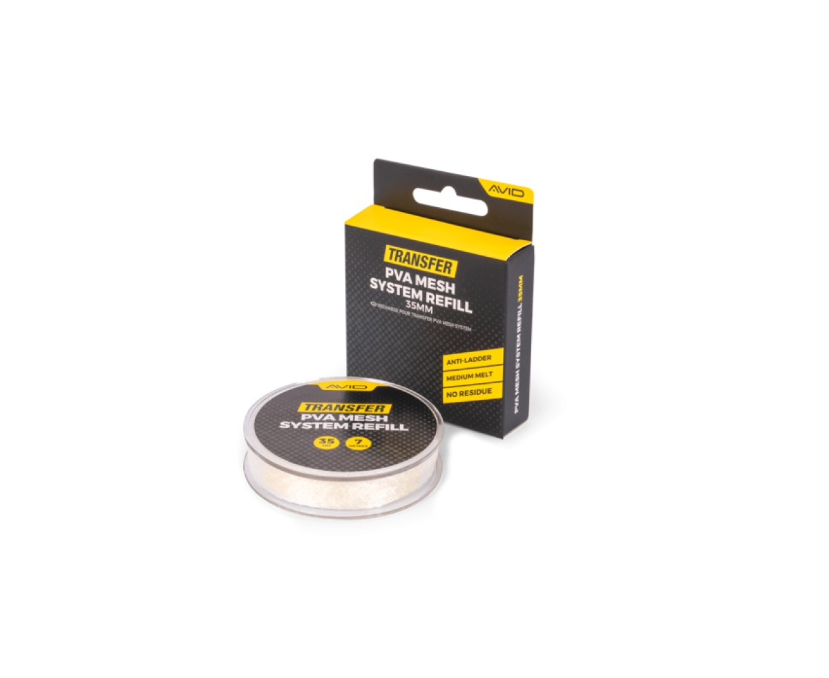 Avid Carp Transfer PVA Mesh System Refill 35mm / 7mconfezione 35mm / 7m - MPN: A0640093 - EAN: 5056837201016