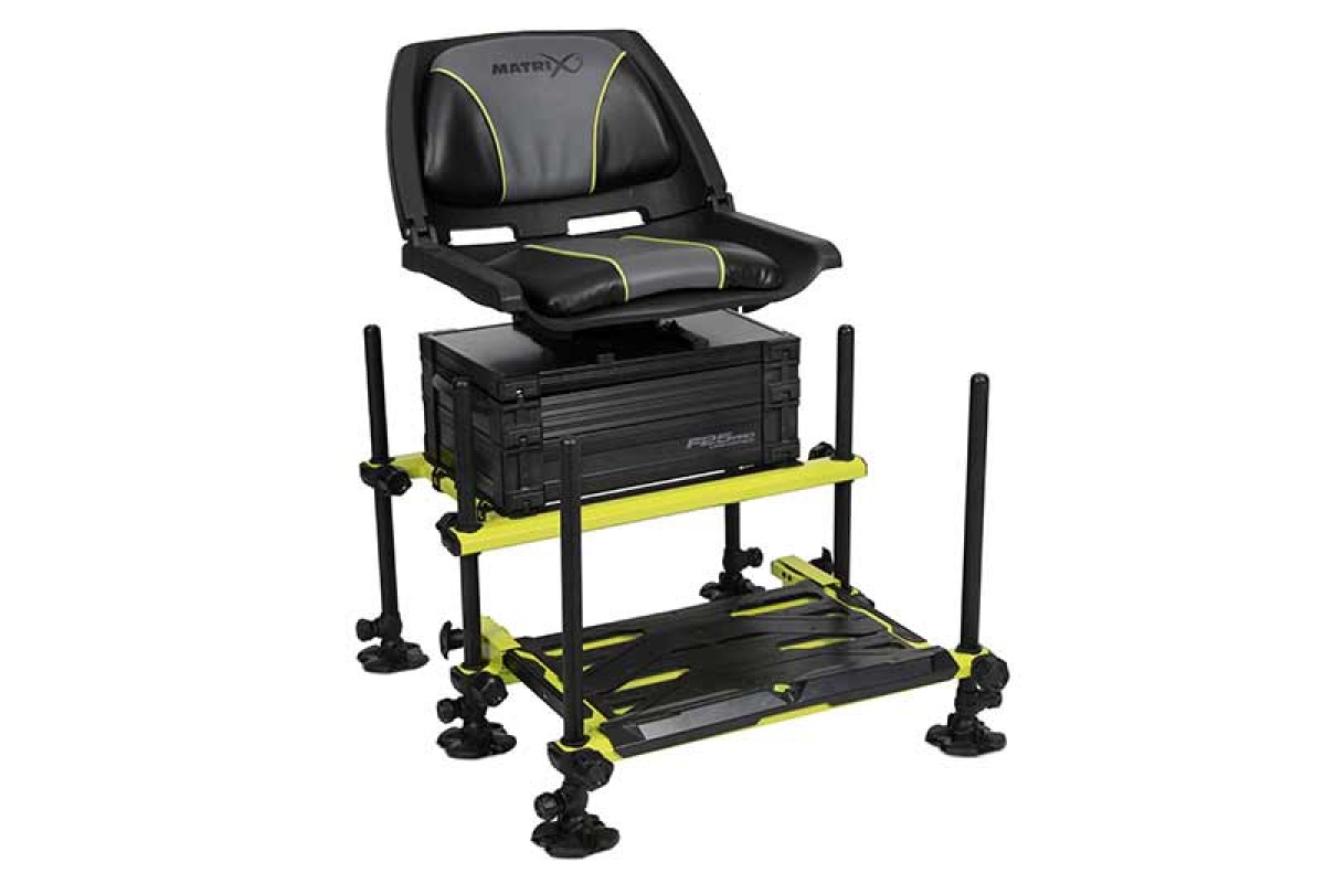 Matrix F25 PRO Swivel Seatbox - Lime Edition - MPN: GMB201