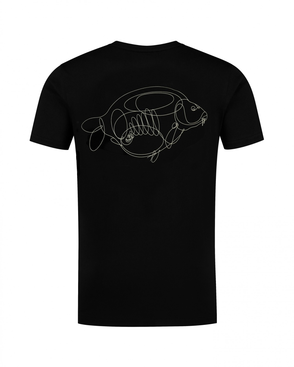 Korda One Liner T-Shirt - Blackrozmiar S - MPN: KC0108