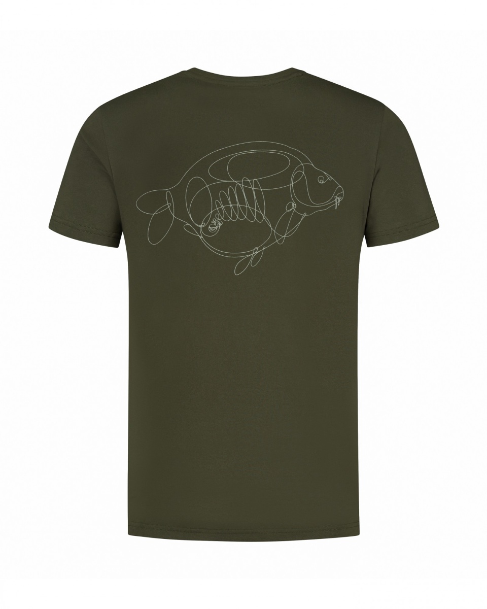 Korda One Liner T-Shirt - Oliverozmiar S - MPN: KC0115