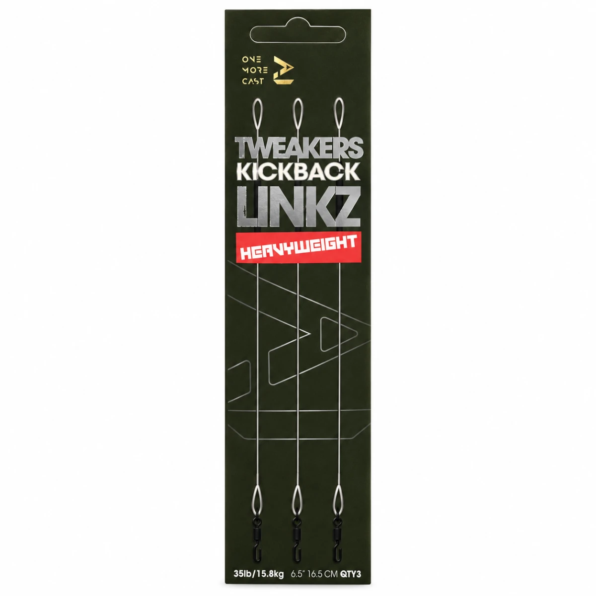 One More Cast Heavyweight Kickback Linkz with Spinner Swivel - MPN: OMCHTKL - EAN: 5060939136886
