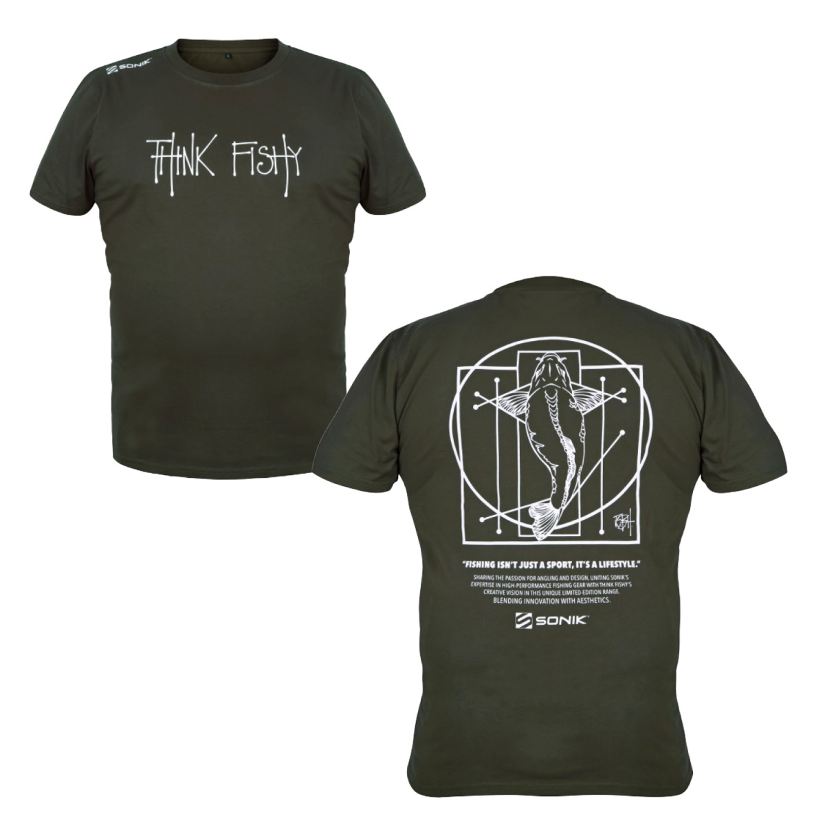 Sonik T-Shirt By Think Fishy Artrozmiar M - MPN: NC0101 - EAN: 5055279549151