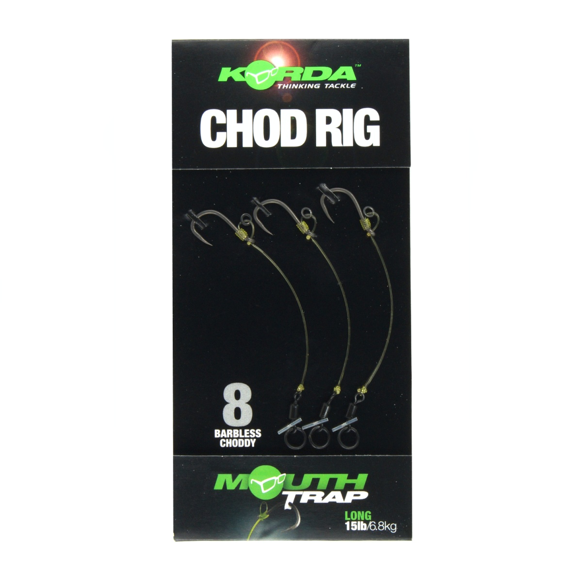 Korda Chod Rig - Long (Barbless)model 8 Long (bezzadziorowy) - MPN: KCR030 - EAN: 5060062115307