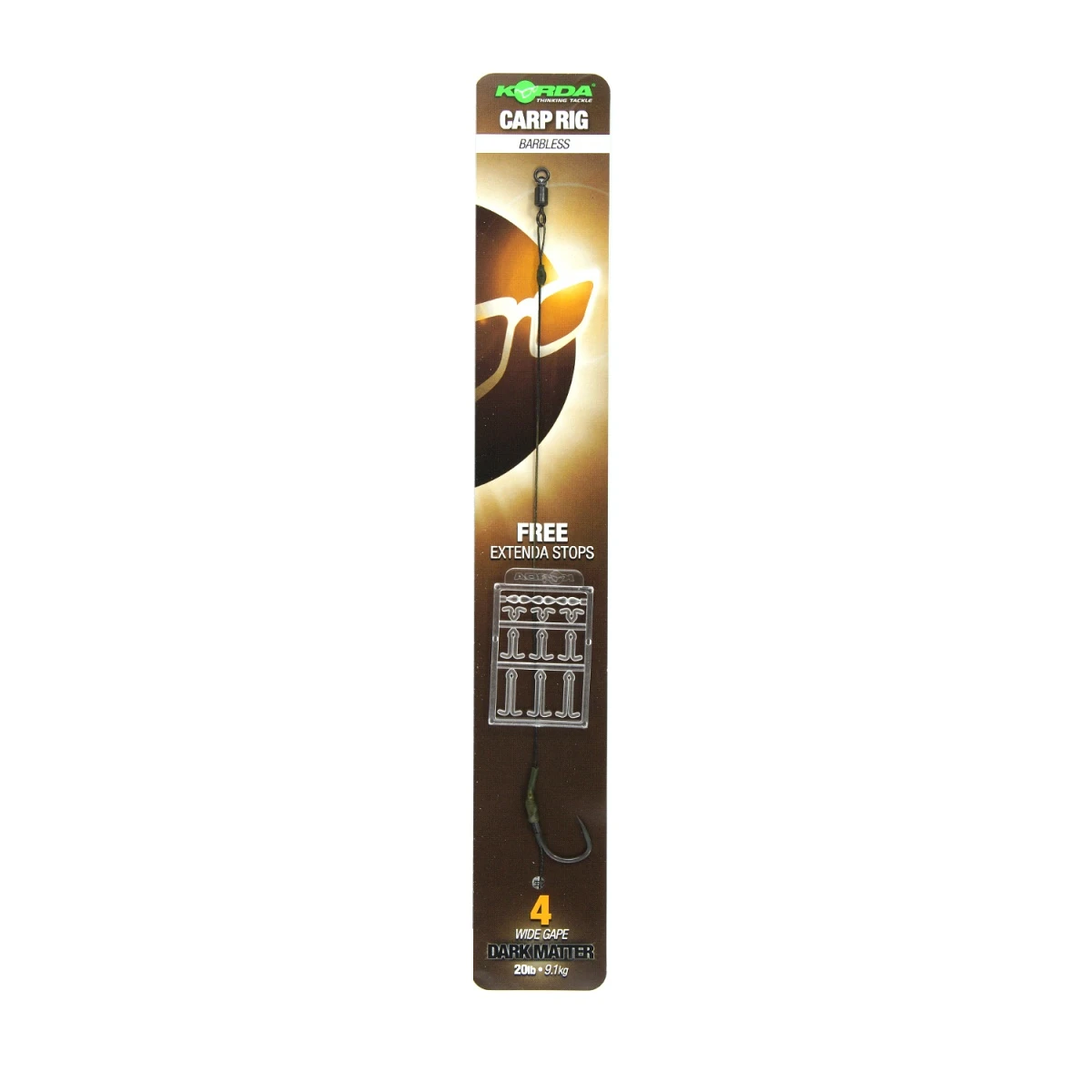 Korda Dark Matter Rig (Barbless)mărimea 4 (fără cârlig) - MPN: KCR100 - EAN: 5060323809068