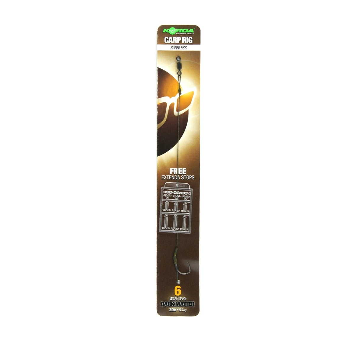 Korda Dark Matter Rig (Barbless)mărimea 6 (fără cârlig) - MPN: KCR101 - EAN: 5060323809082