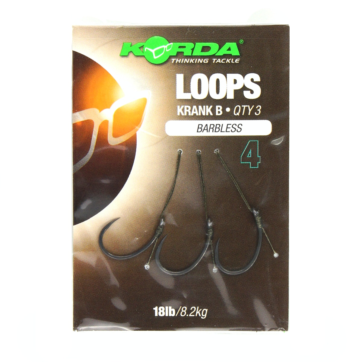 Korda Loop Rigs Krank (Barbless)velikost 4 (bez zajištění) - MPN: KCR117 - EAN: 5060461128021