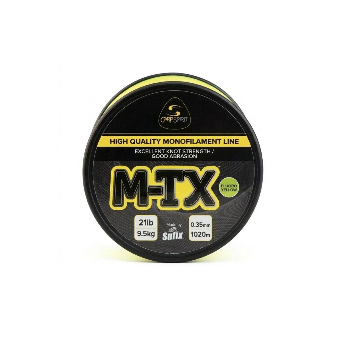 Carp Spirit M-TX Fluo Yellowvelikost 0.35mm (21lb/9.5kg) - 1020m - MPN: ACS470110 - EAN: 3422993072777