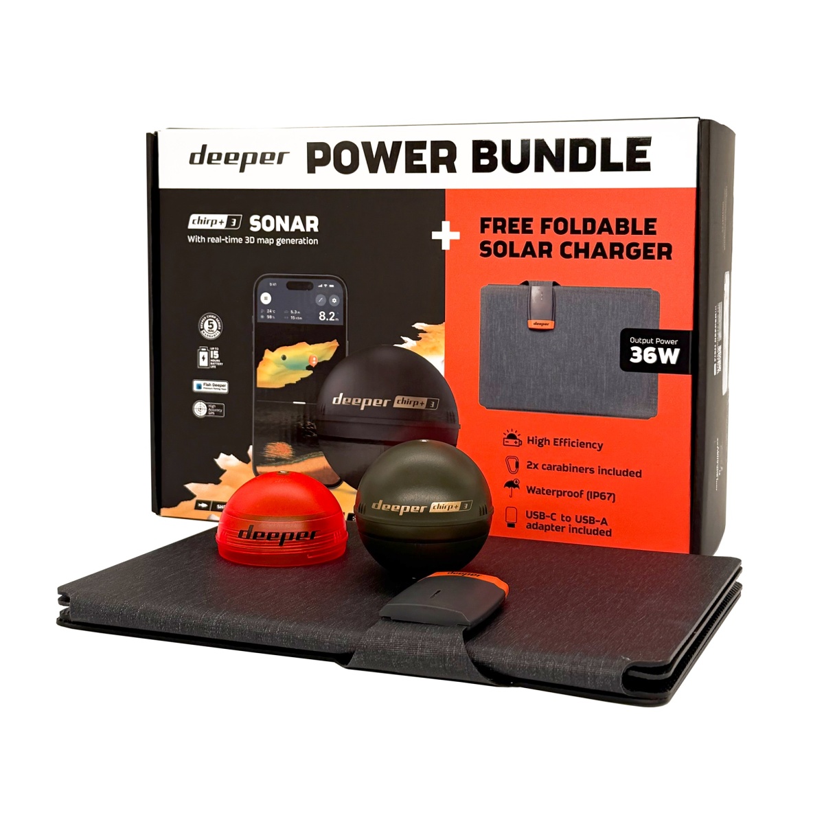 Deeper CHIRP+ 3 Power Bundle - EAN: 4779032951036
