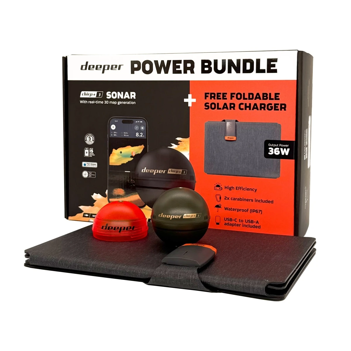 Deeper CHIRP+ 3 Power Bundle - MPN: 4779032951036 - EAN: 4779032951036