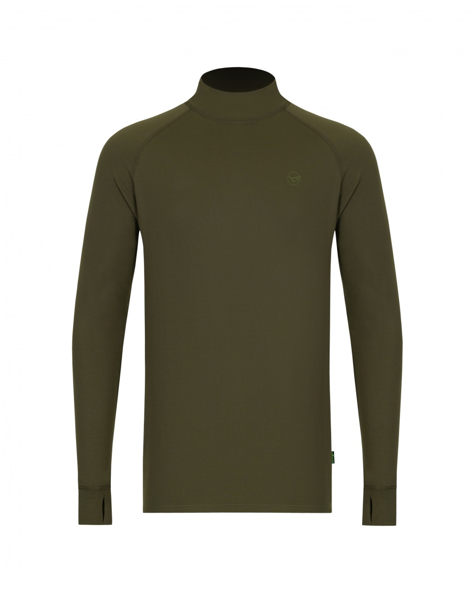 Korda Mock Neck Thermal LS Shirt - Dark Oliverozmiar S - MPN: KC0022 - EAN: 5056832402029
