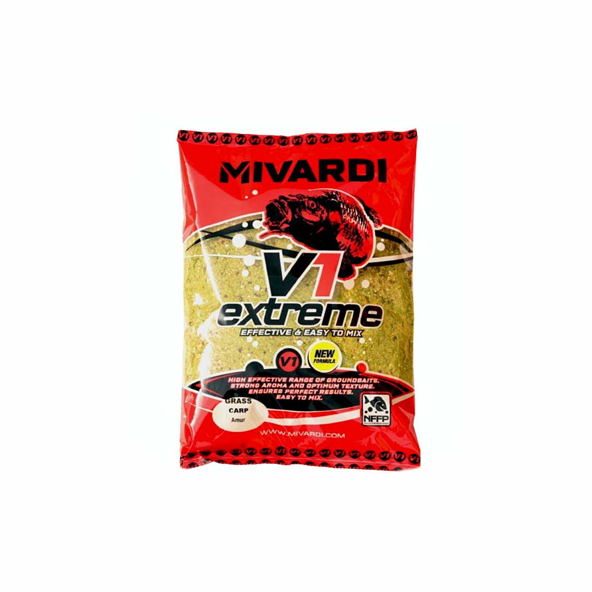 Mivardi V1 CARP Groundbait - Grass Carp - USZKODZONE OPAKOWANIEopakowanie 2850g - EAN: 200000099787