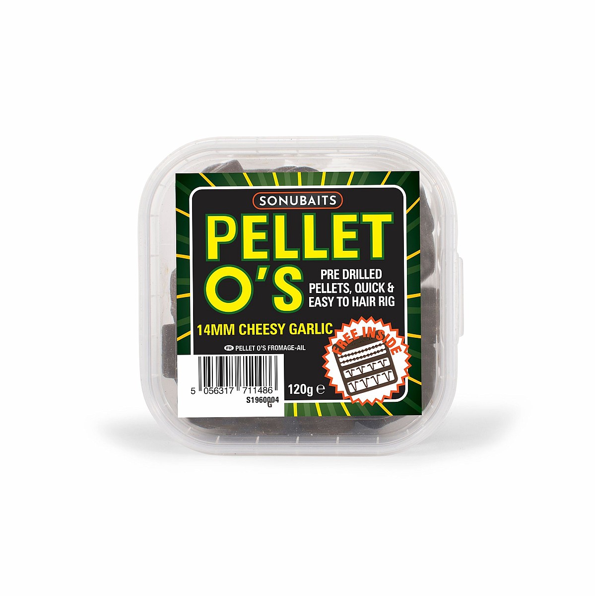 Sonubaits Pellet O'S - Chessy Garlic  - beschädigte VerpackungGröße 14mm - EAN: 200000099794
