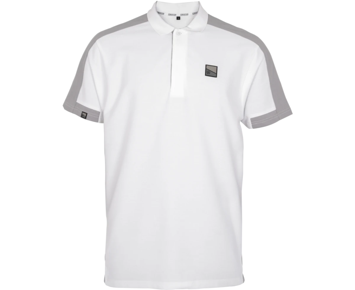 Preston Innovations Core Collection Polo White Mméret M - MPN: P0200708 - EAN: 5056837208022