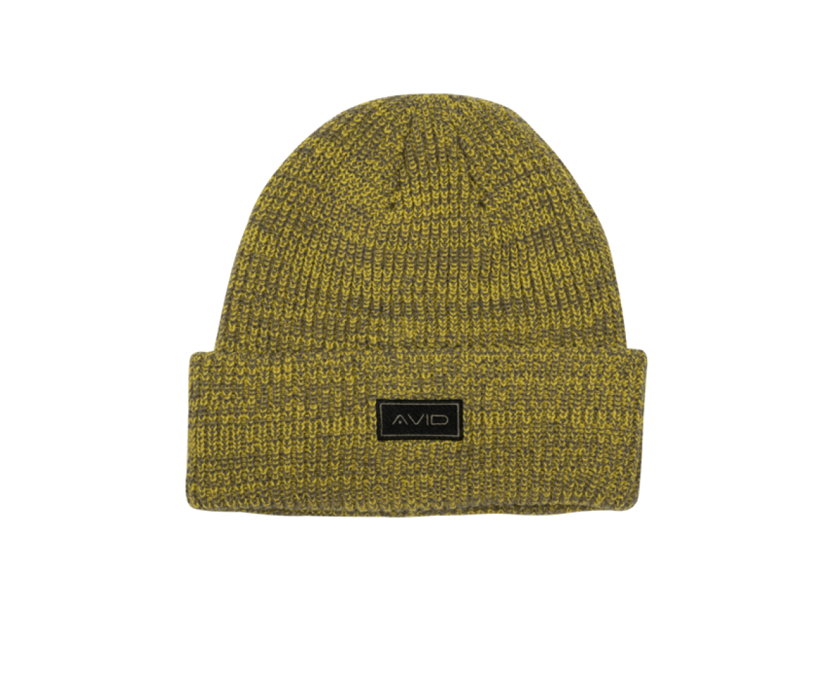 Avid Carp Marl Knit Beanie - Yellow - MPN: A0620450