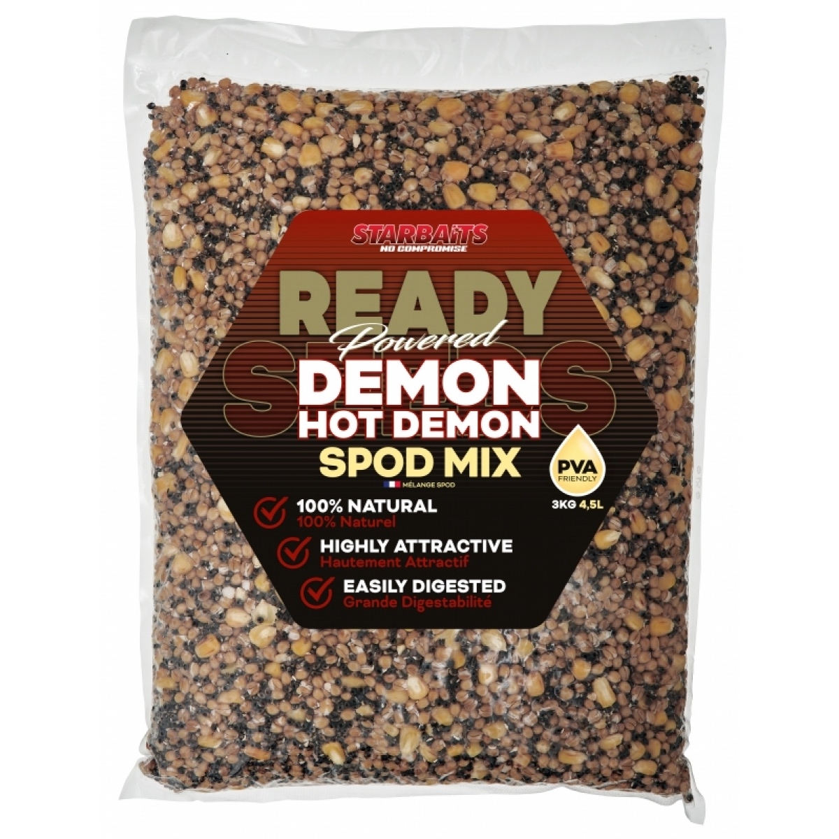 Starbaits Ready Seeds Spod Mix - Hot Demon - SHORT EXPIRY DATEpackaging 3kg - EAN: 200000100025