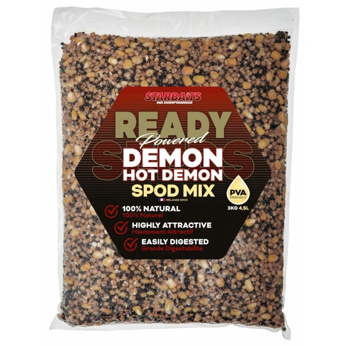 Starbaits Ready Seeds Spod Mix - Hot Demon  - KRÓTKA DATA WAŻNOŚCIopakowanie 3kg - EAN: 200000100025