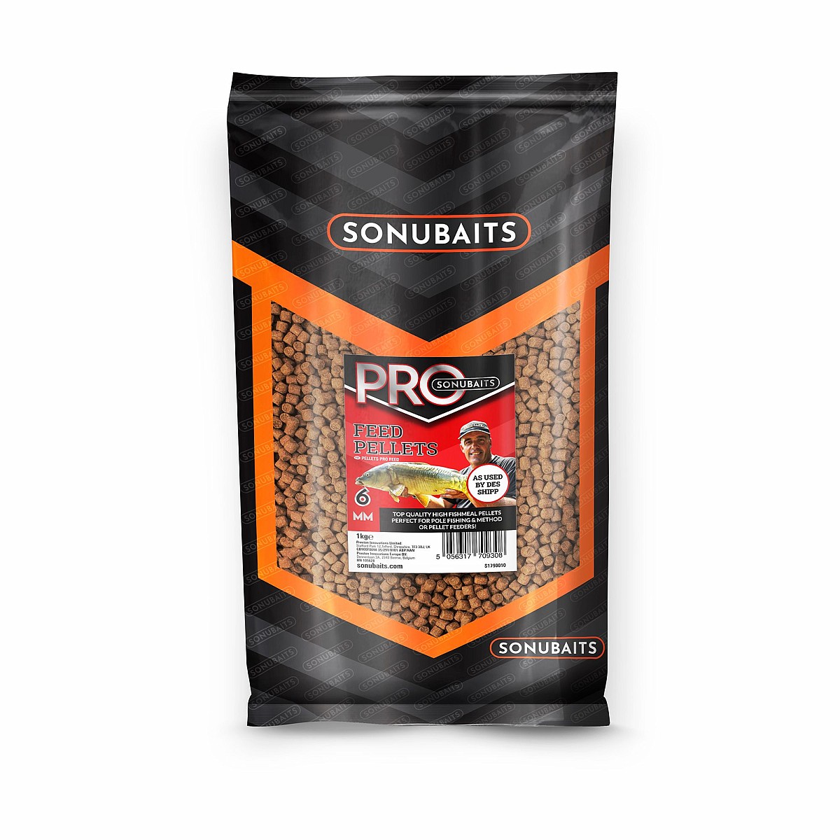 Sonubaits Pro Feed Pellets - DATA DI SCADENZA BREVEconfezione 6mm / 1kg - EAN: 200000100049