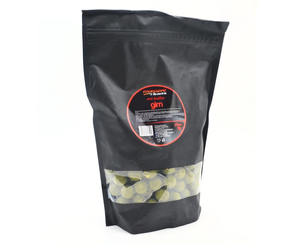 MassiveBaits Eco Boilies - GLMambalaj 18mm / 1kg - MPN: ECO30.1 - EAN: 5907196816505