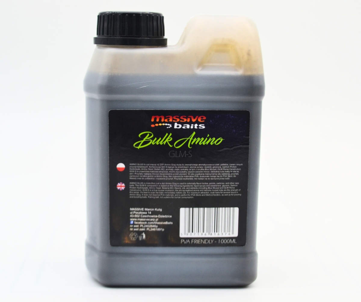 Massive Baits Special Liquid Bulk - GLM - Scsomagolás 1000 ml - MPN: LQ050 - EAN: 5907196816376