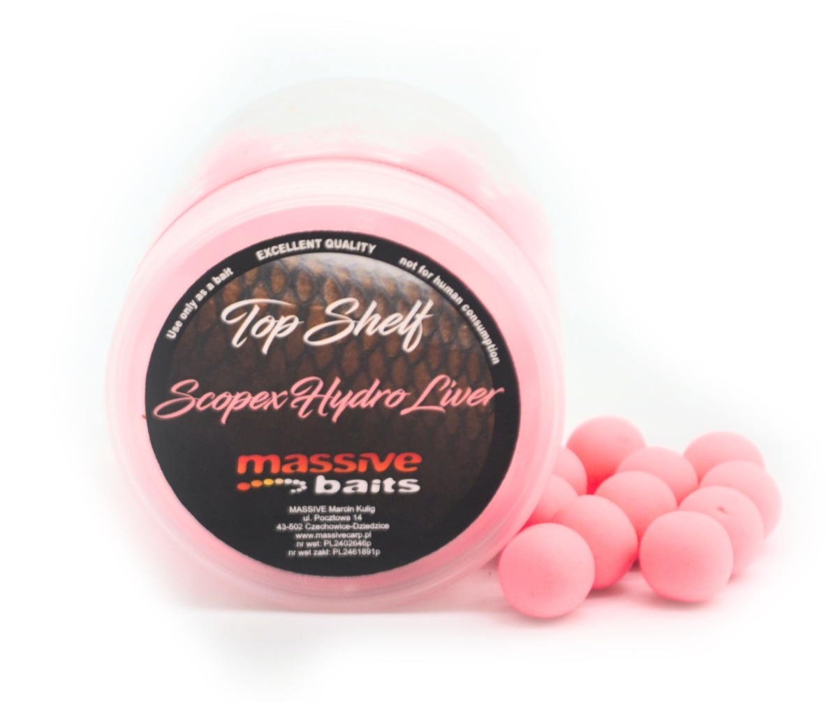 Massive Baits Top Shelf Pop-Up - Scopex Hydro Liverméret 14 mm - MPN: PU058 - EAN: 5907196816307