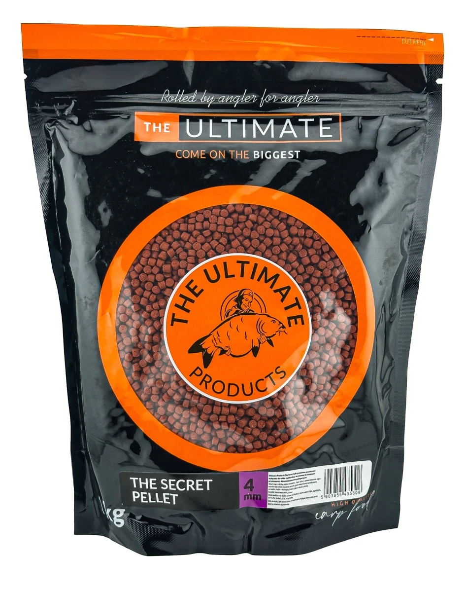 UltimateProducts Top Range Pellet - The Secretpakavimas 4mm / 1kg - EAN: 5903855435308