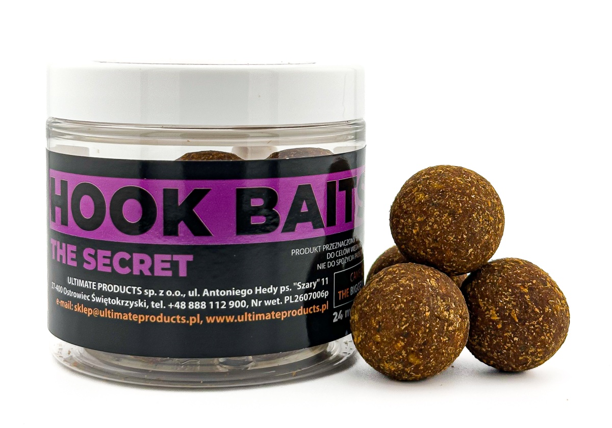 UltimateProducts Top Range Hookbaits - The Secretmărimea 24 mm - EAN: 5903855435346