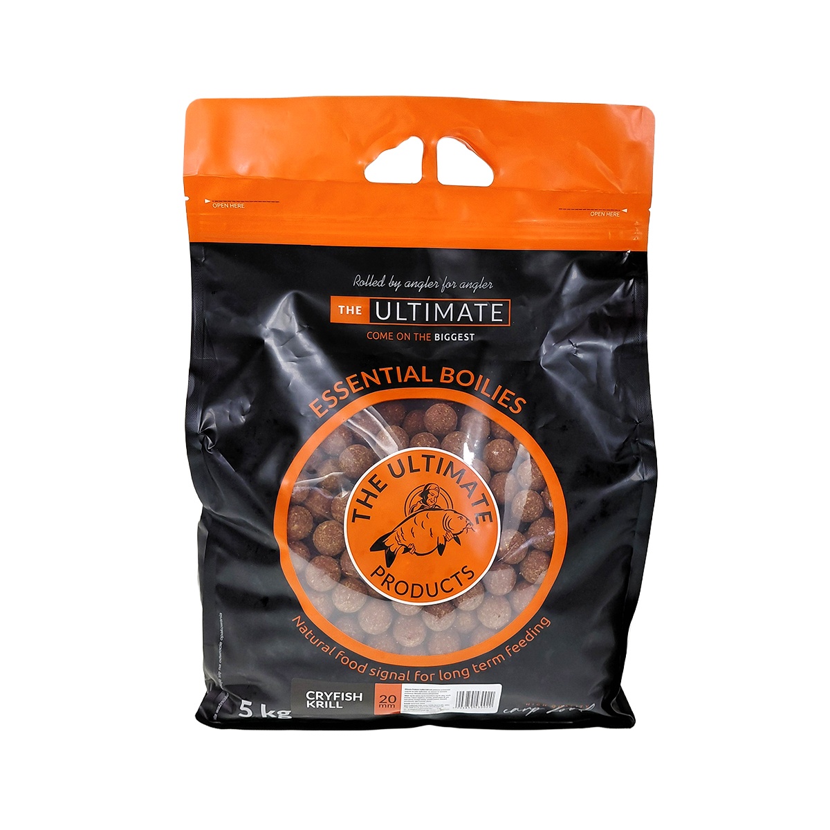 UltimateProducts Essential Boilies - Kryll Cray Fishmisurare 20mm / 5kg - EAN: 5903855430020