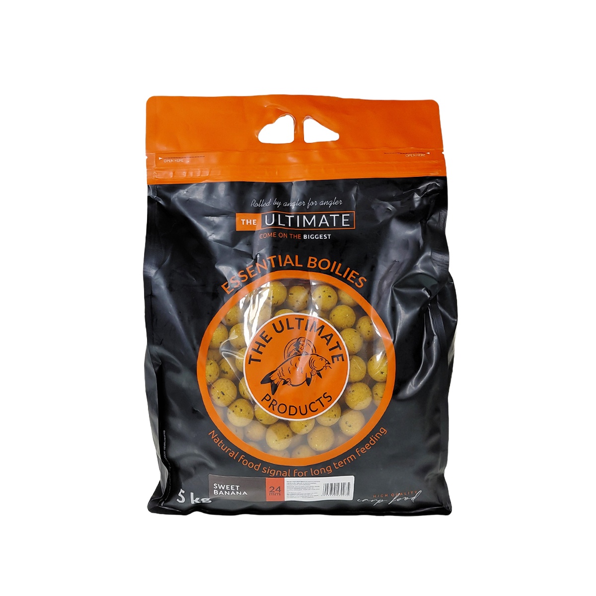 UltimateProducts Essential Boilies - Sweet Bananamisurare 24mm / 5kg - EAN: 5903855430075