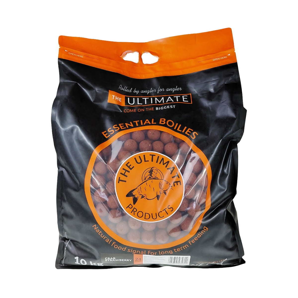 UltimateProducts Essential Boilies - Crab Strawberryméret 24mm / 10kg - EAN: 5903855435711