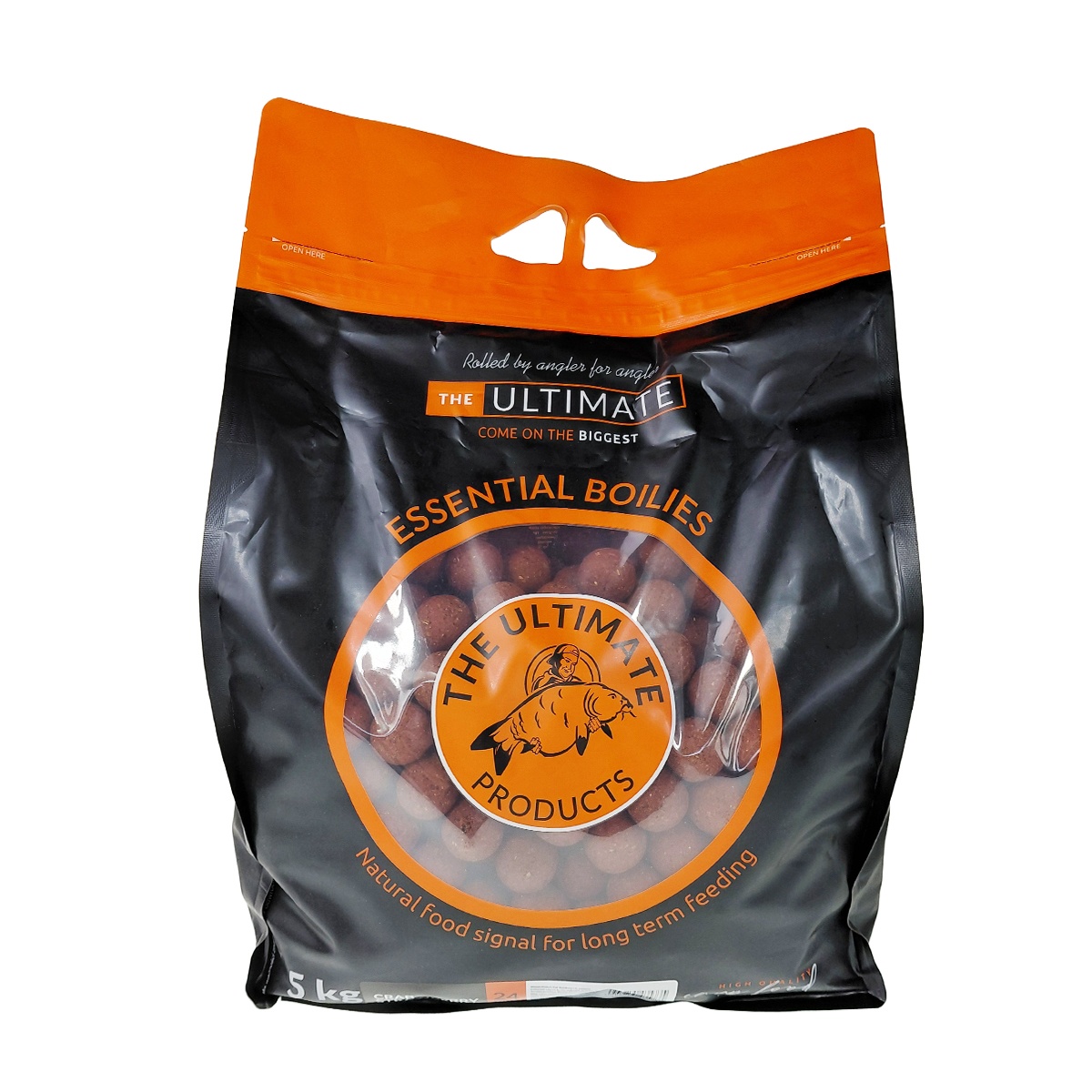 UltimateProducts Essential Boilies - Crab Strawberryméret 24mm / 5kg - EAN: 5903855435735