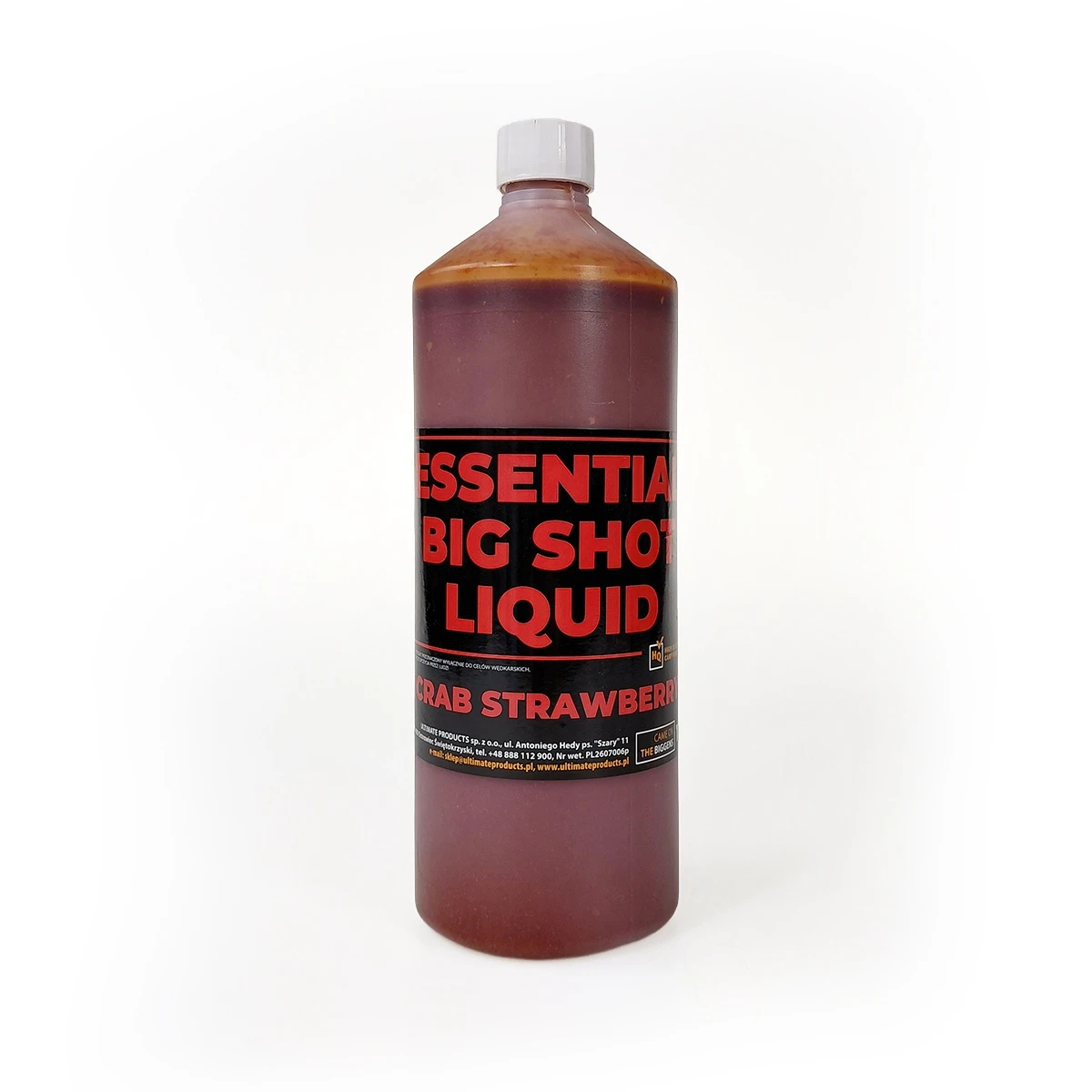 UltimateProducts Essential BIG SHOT Liquid - Crab Strawberryambalaj 1L - EAN: 5903855435766
