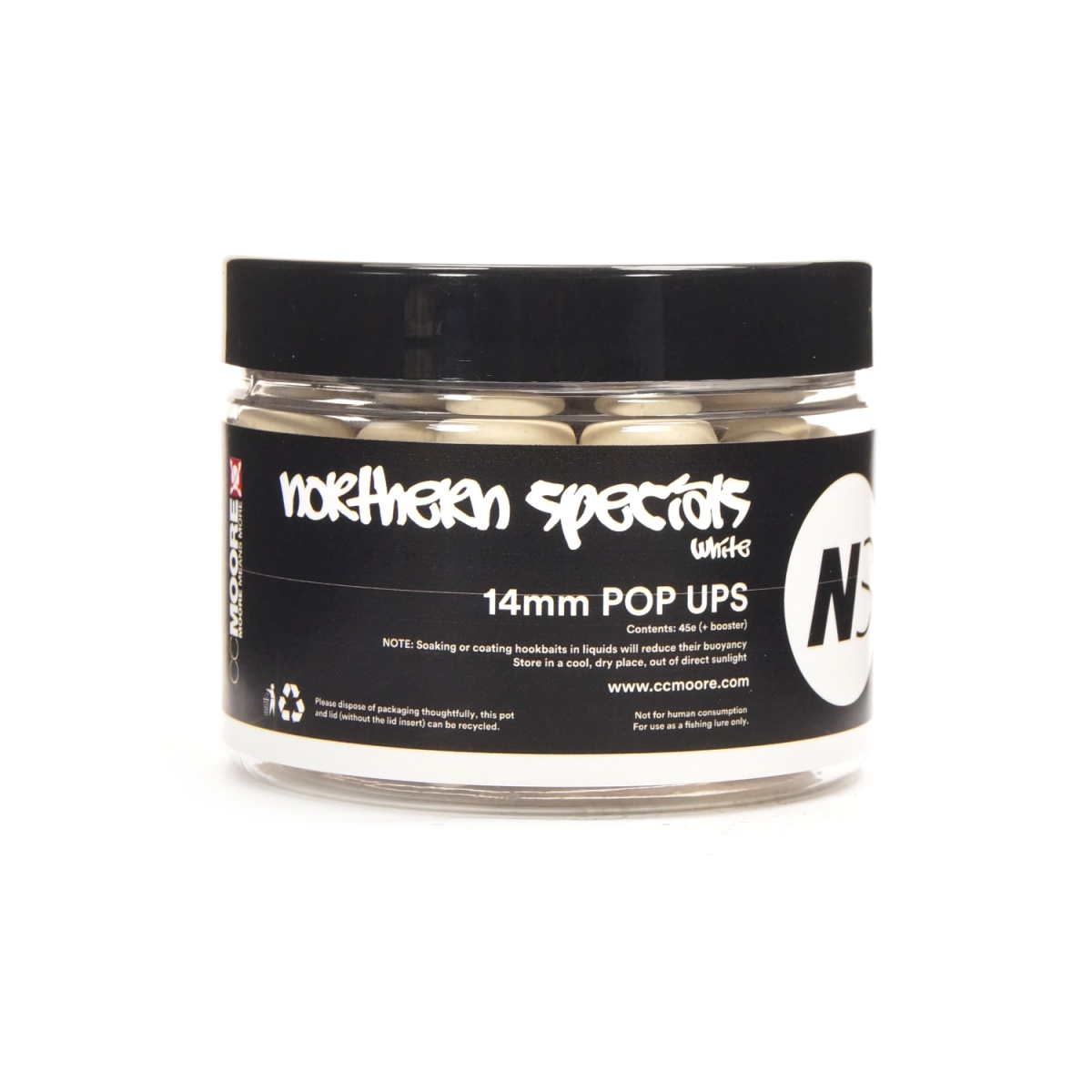 CcMoore Northern Special Pop Ups - NS1 Whiterozmiar 14 mm - MPN: 90743 - EAN: 634158436765