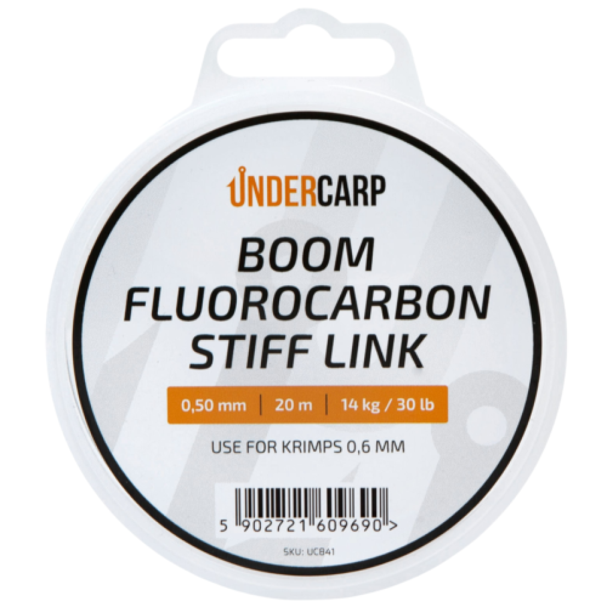 UnderCarp Boom Fluorocarbon Stiff Linkmodelis 0.50mm (30lb) / 20m - MPN: UC841 - EAN: 5902721609690