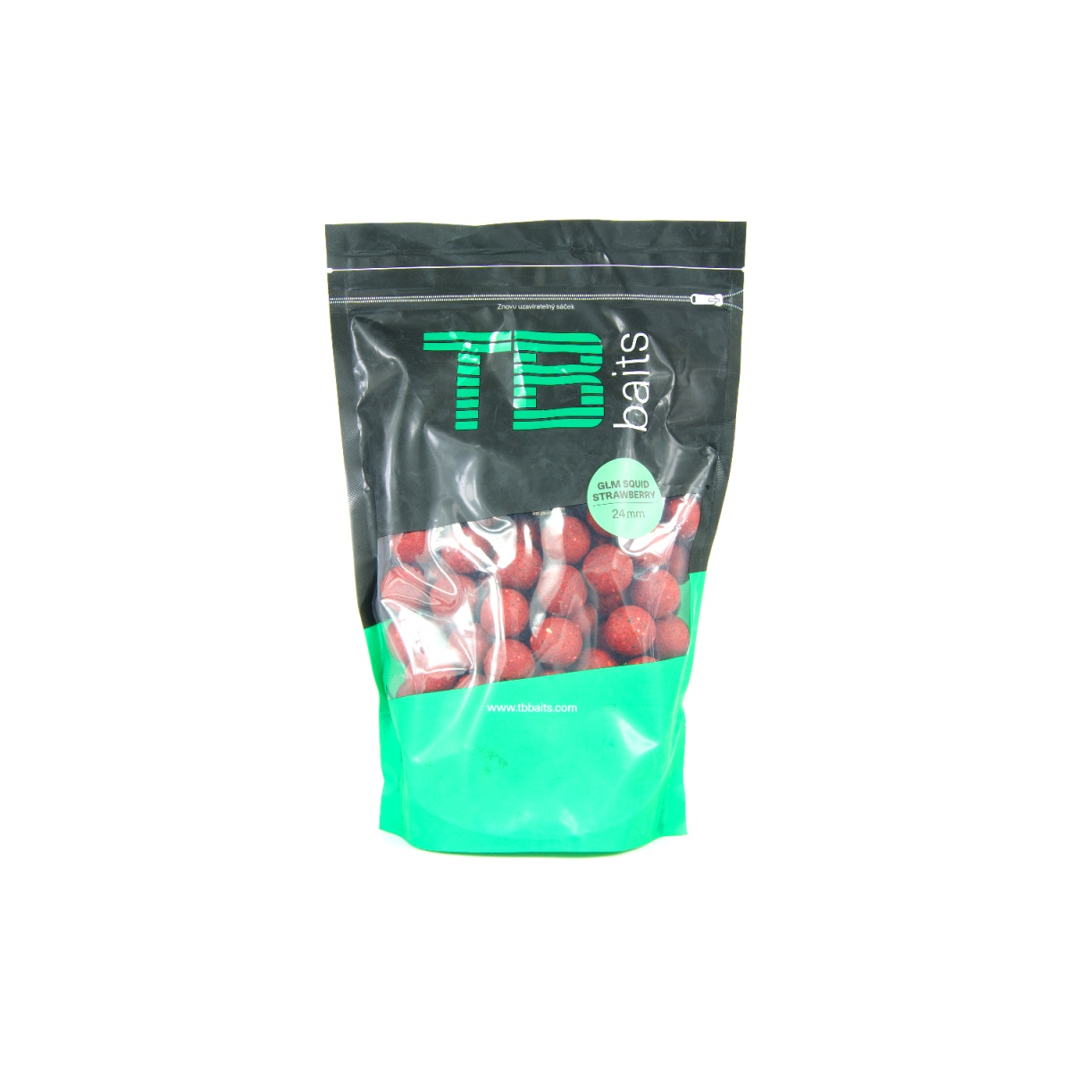 TB Baits GLM Squid Strawberry Boilie - RÖVID LEJÁRATI DÁTUMméret 24mm / 1kg - EAN: 200000100957